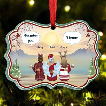 Family - We Miss You A Letter From Heaven To You - Personalized Ornament (LH) - Makezbright Gifts