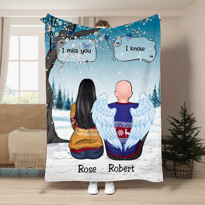 Family - We Miss You - Personalized Blanket - Makezbright Gifts