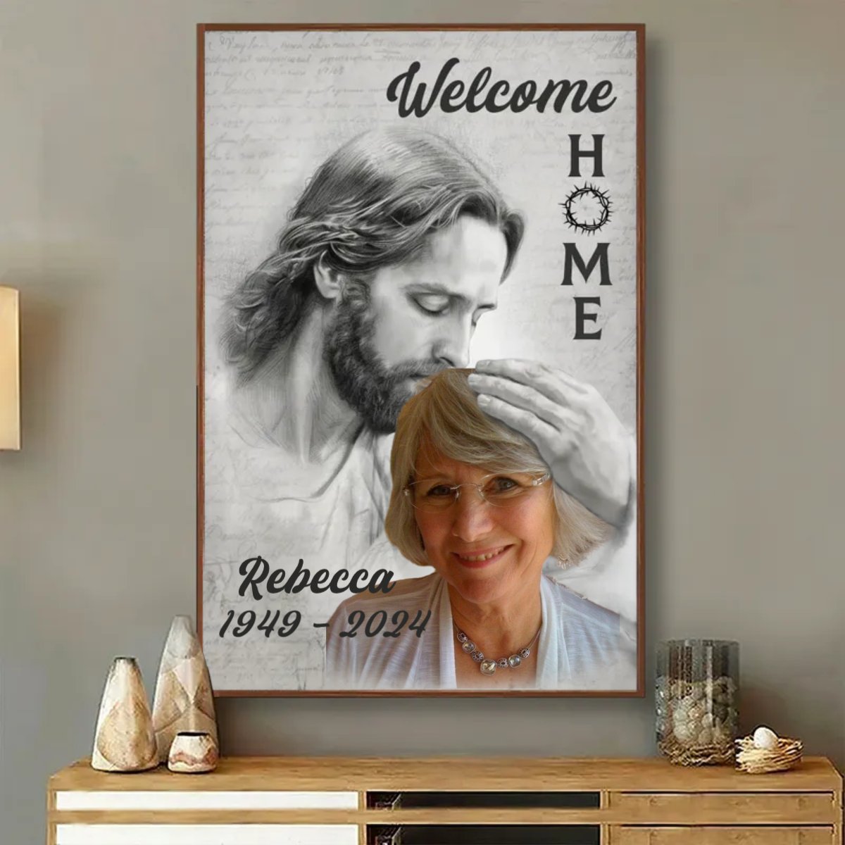 Family - Welcome Home - Personalized Poster - Makezbright Gifts