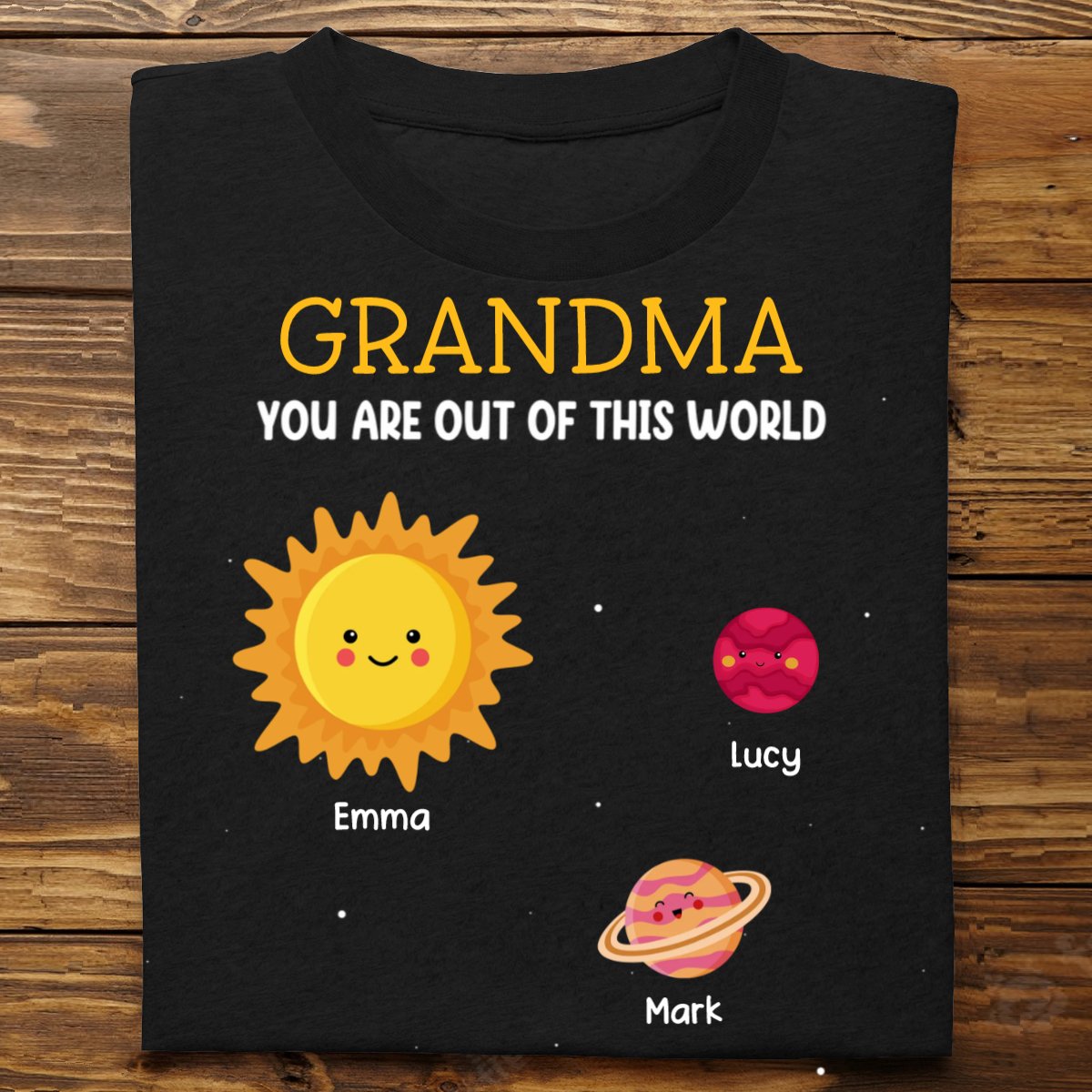 Family - You Are Out Of This World - Personalized T - shirt - Makezbright Gifts