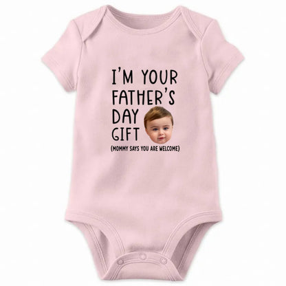 Father's Day - Custom Photo I'm Your Father's Day Gift - Personalized Baby Onesies (HJ) - Makezbright Gifts