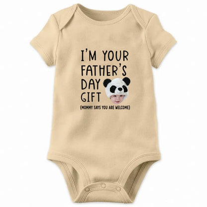 Father's Day - Custom Photo I'm Your Father's Day Gift - Personalized Baby Onesies (HJ) - Makezbright Gifts