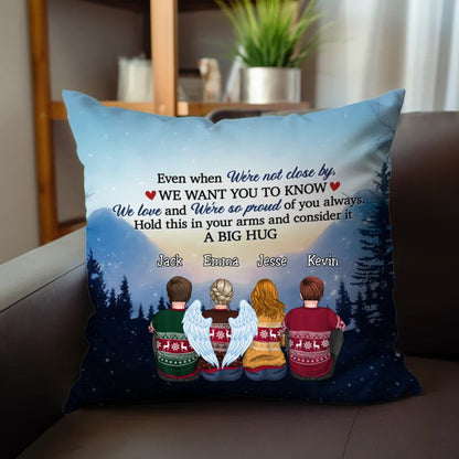 Father's Day - Hold It In Your Arms And Consider It A Big Hug - Personalized Pillow - Makezbright Gifts