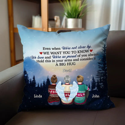 Father's Day - Hold It In Your Arms And Consider It A Big Hug - Personalized Pillow - Makezbright Gifts