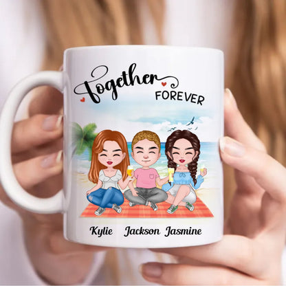 Firends - Together Forever - Personalized Mug (BB) - Makezbright Gifts