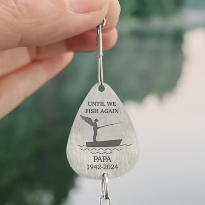 Fishing Lovers - Until We Fish Again - Personalized Fishing Lure Keychain (HJ) - Makezbright Gifts