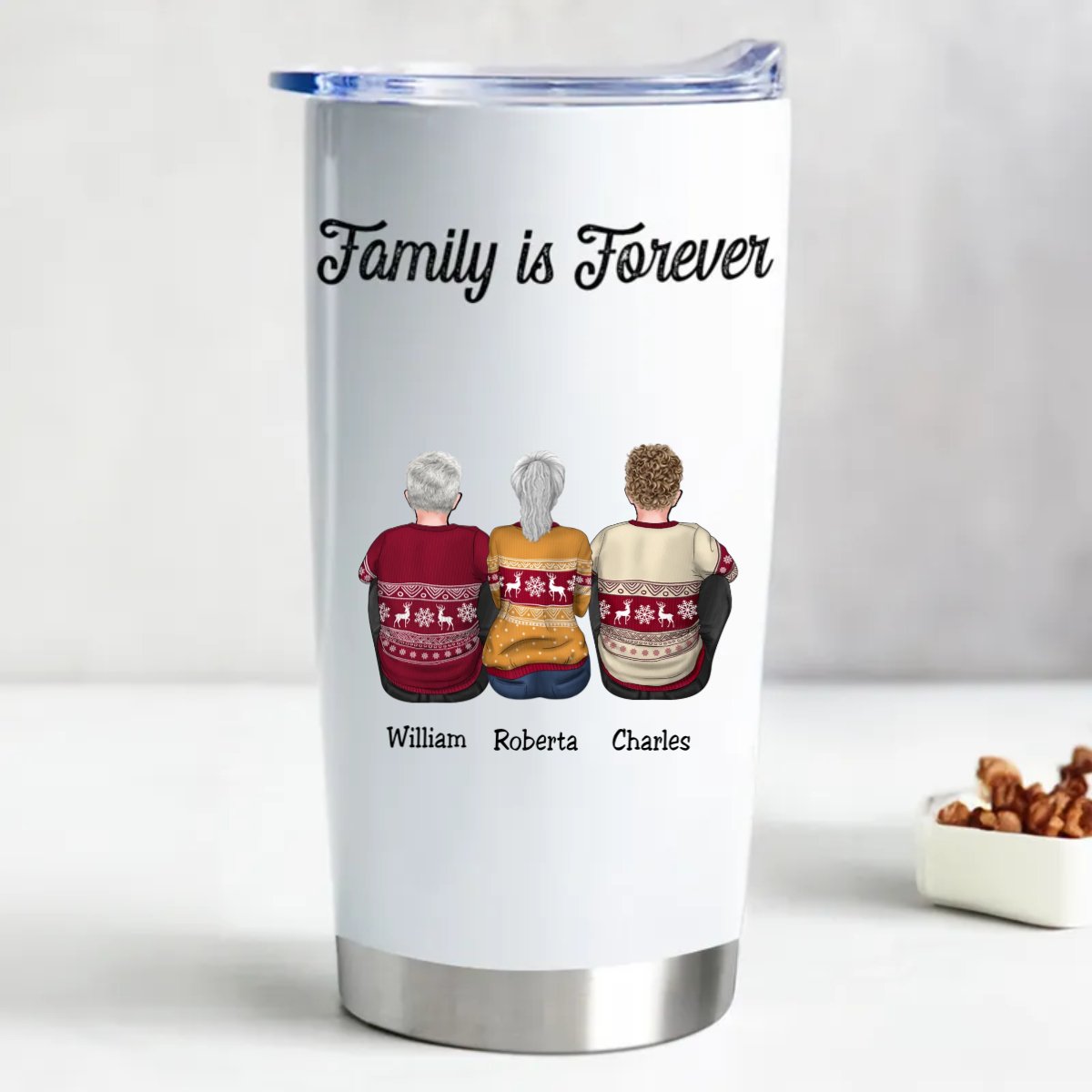 Forever Family Memories - Custom Insulated Tumbler - Makezbright Gifts