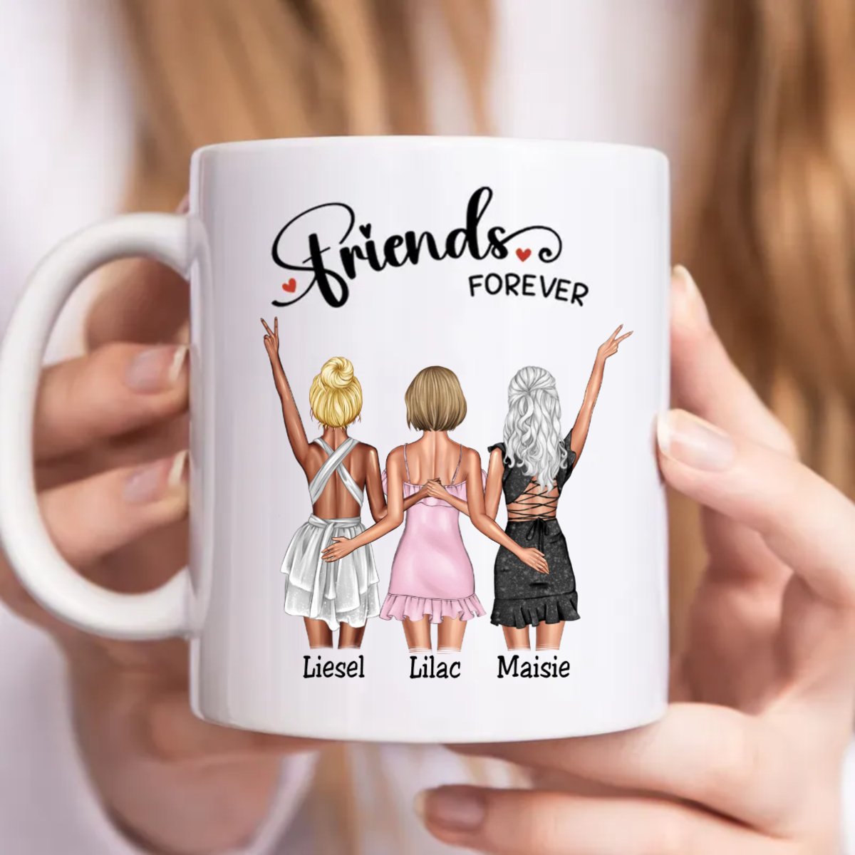 Friends Forever - Personalized Mug - Makezbright Gifts