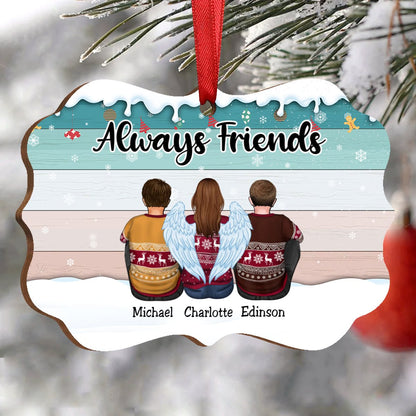 Friends - Friends Forever - Personalized Acrylic Ornament - Makezbright Gifts