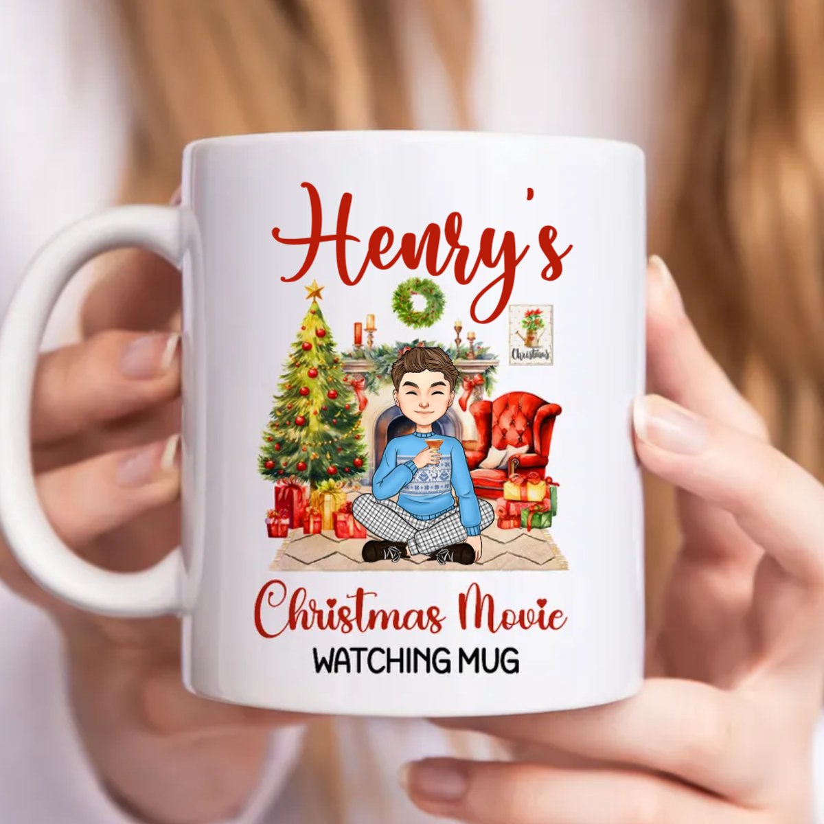 Friends - My Christmas Movie Watching Mug - Personalized Mug (NM) - Makezbright Gifts