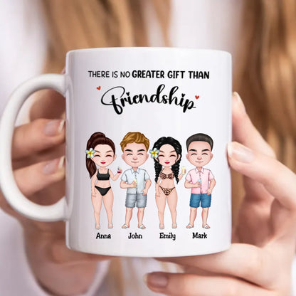 Friends - There Is No Greater Gift Than Friendship - Personalized Mug - Makezbright Gifts