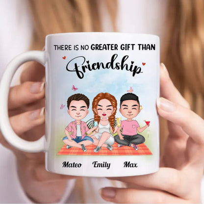 Friends - There Is No Greater Gift Than Friendship - Personalized Mug (BB) - Makezbright Gifts