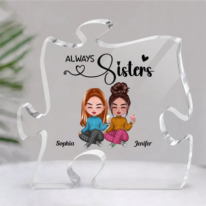 Friends - Together Forever - Personalized Acrylic Plaque - Makezbright Gifts