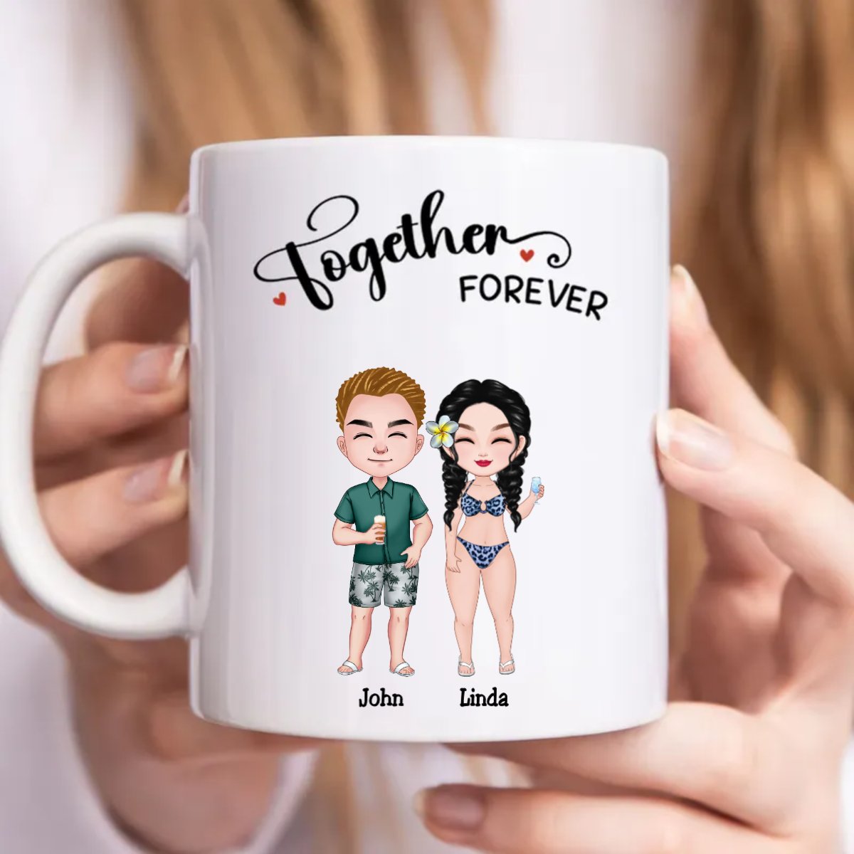 Friends - Together Forever - Personalized Mug - Makezbright Gifts