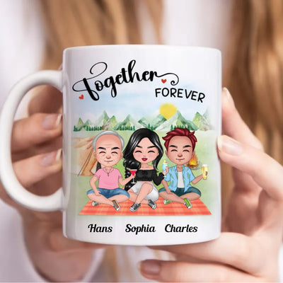 Friends - Together Forever - Personalized Mug (AA) - Makezbright Gifts