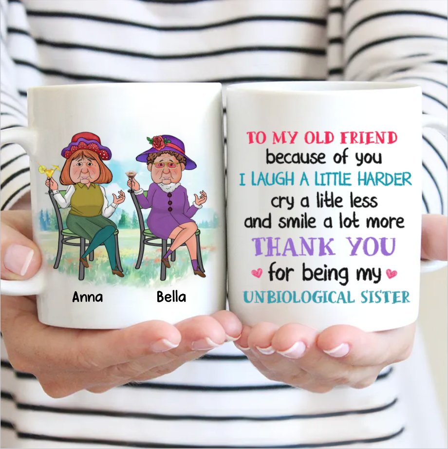 Friends - We'll Be Friends Until We're Old And Senile - Personalized Mug - Makezbright Gifts