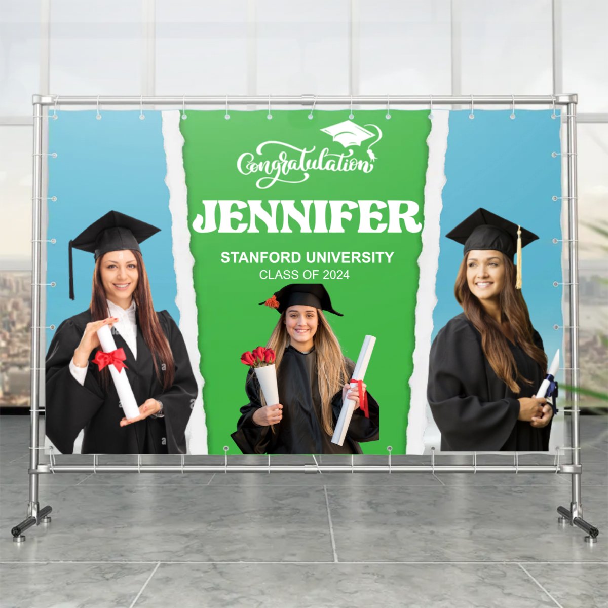 Graduation - Custom Photo Congratulations - Personalized Graduation Ba ...