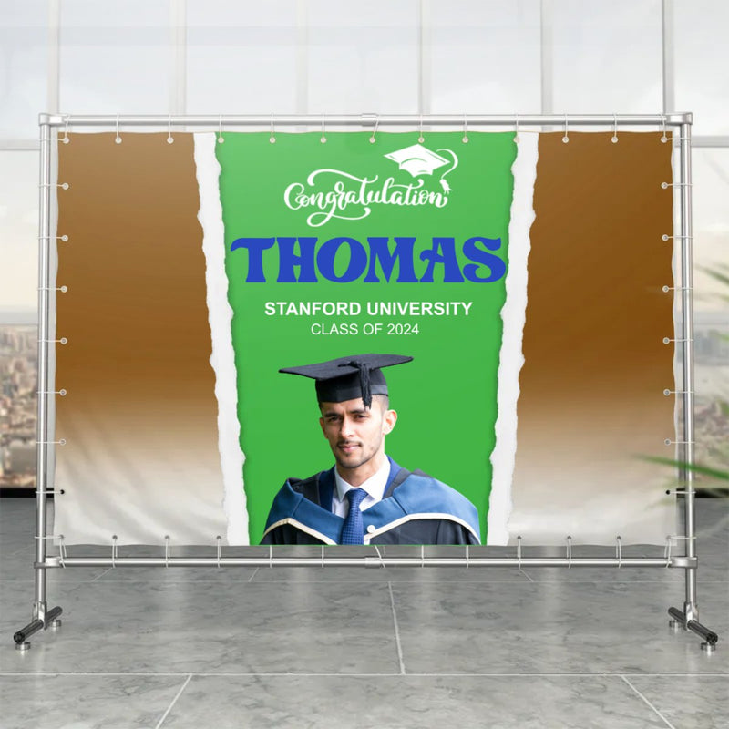 Graduation - Custom Photo Congratulations - Personalized Graduation Ba ...