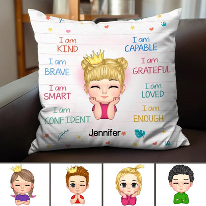 I Am Kind - Personalized Pillow - Makezbright Gifts