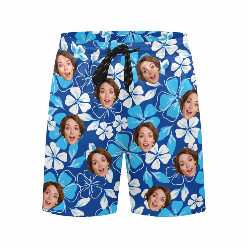Hawaii - Face Swim Trunk Party Vacation - Personalized Short