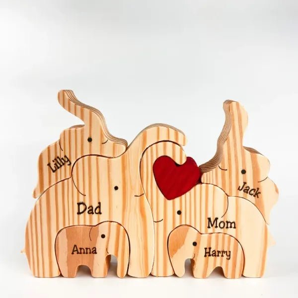 MakeZBright Wood Elephant - Makezbright Gifts