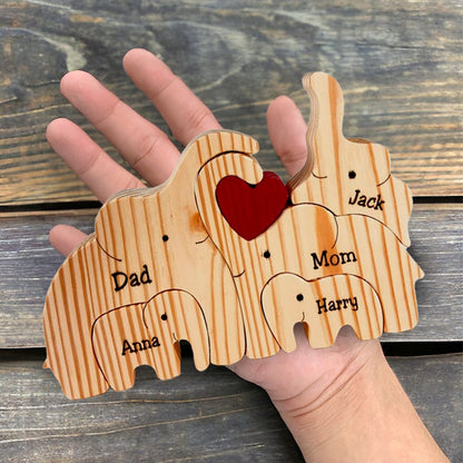 MakeZBright Wood Elephant - Makezbright Gifts