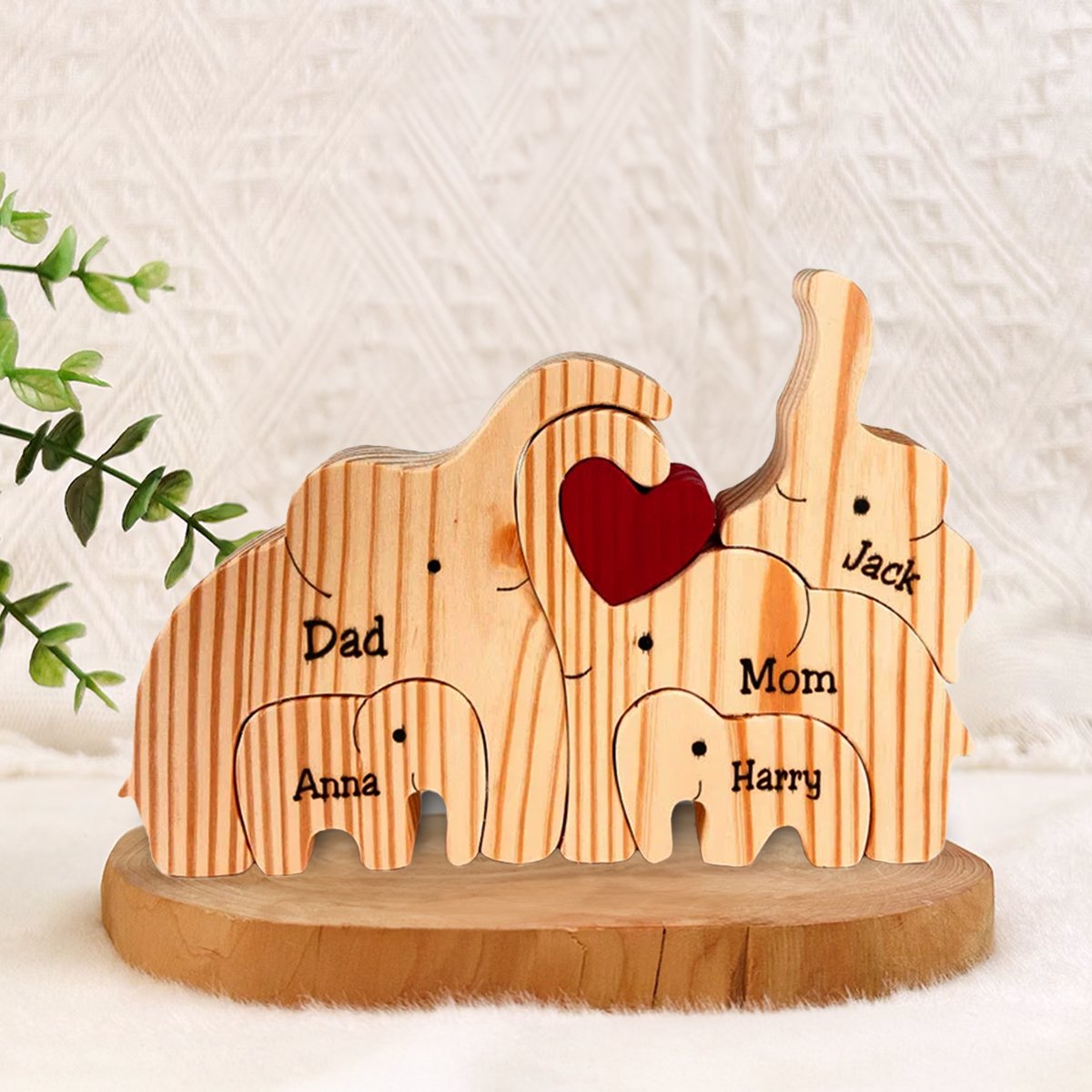 MakeZBright Wood Elephant - Makezbright Gifts