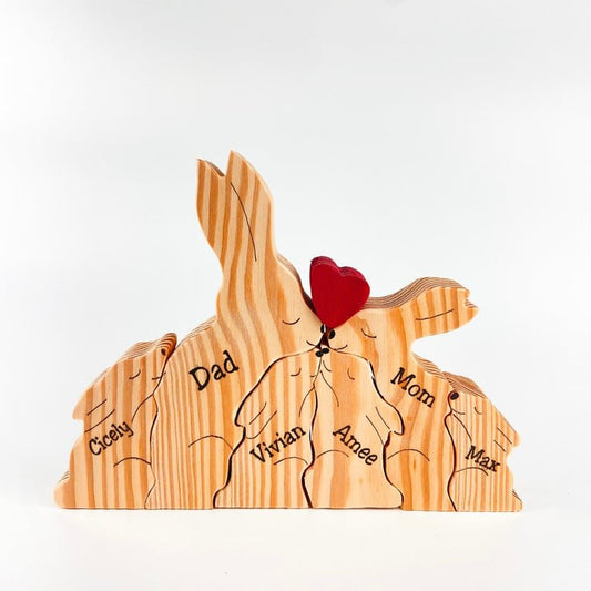 MakeZBright Wooden Hare - Makezbright Gifts