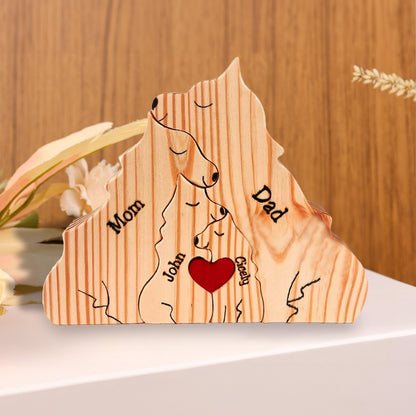 MakeZBright Wooden Wolf / Dog - Makezbright Gifts