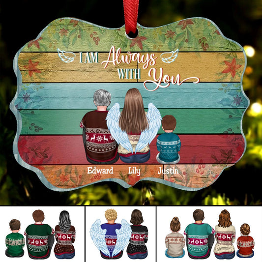 Memorial - I Am Always With You - Personalized Ornament (LH) - Makezbright Gifts