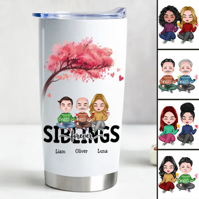 20oz Family - Siblings Forever - Personalized Tumbler