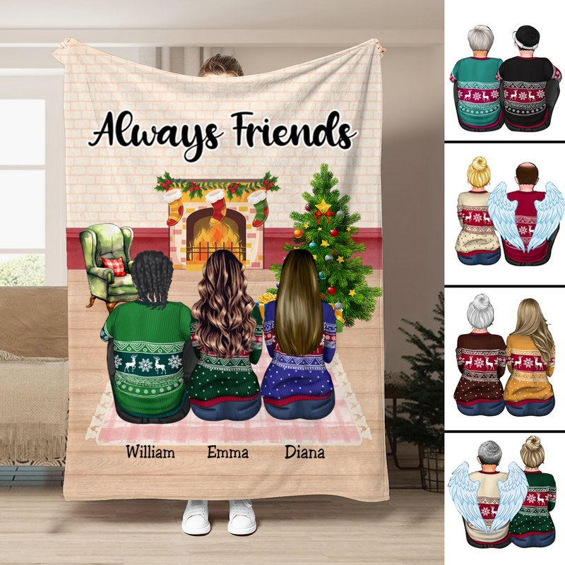 Friends  - Always Friends - Personalized Blanket