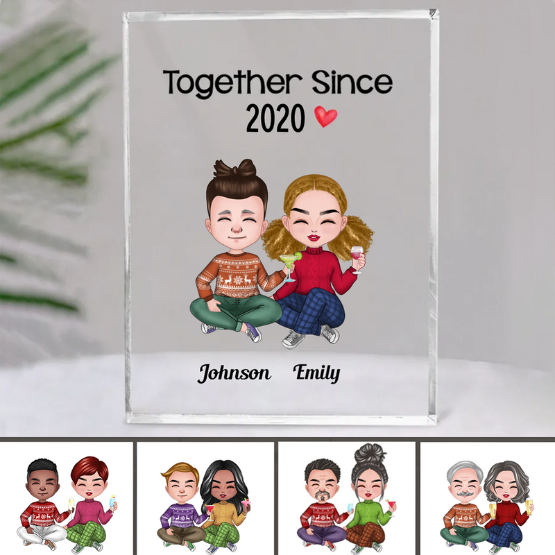 Couple - Together Since - Personalized Acrylic Plaque (SA)