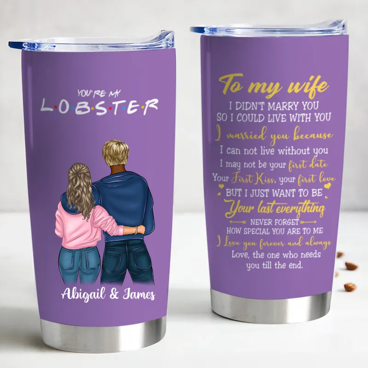 My Lobster Love - Custom Insulated Tumbler - Makezbright Gifts