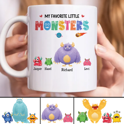 Father's Day - Papa Monster - Personalized Mug