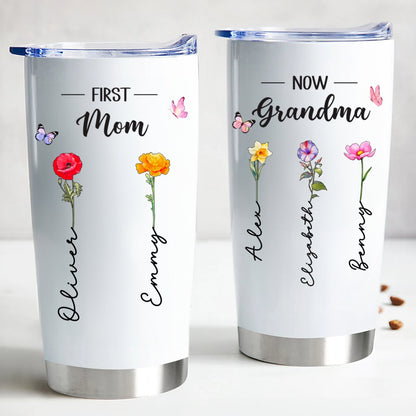 Personalized 20oz Grandma - First Mom Forever Tumbler - Makezbright Gifts