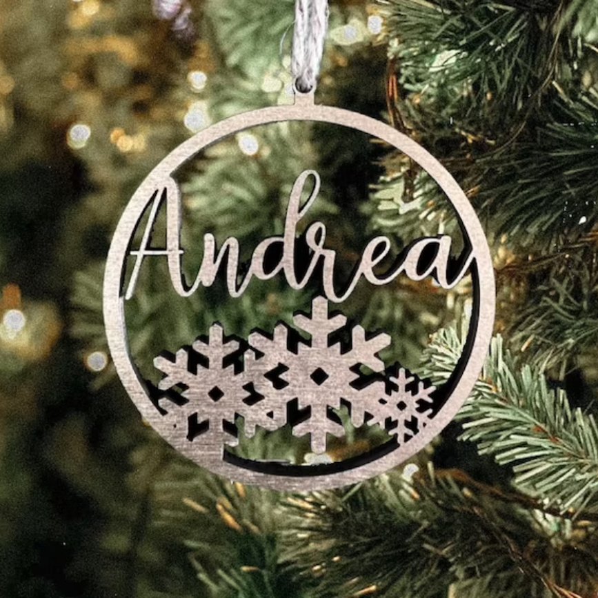 Personalized Christmas Ornament - Personalized Acrylicen Ornaments - O2NM - Makezbright Gifts