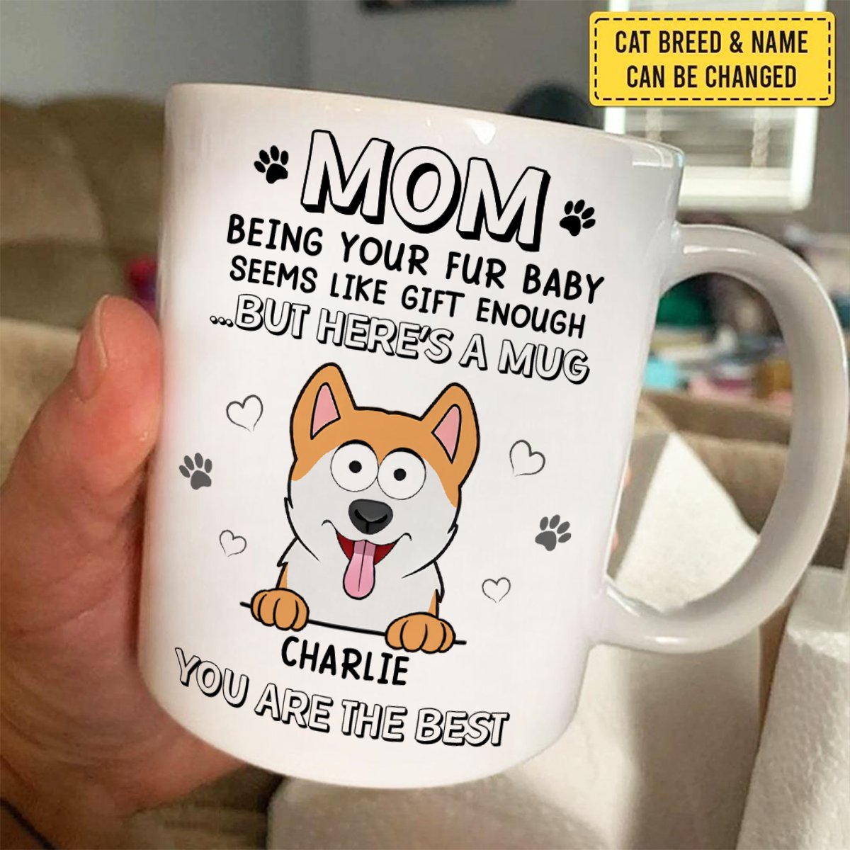 Pet Lovers - Being Your Fur Babies Seems Like Gift Enough - Personalized Mug (TB) - Makezbright Gifts