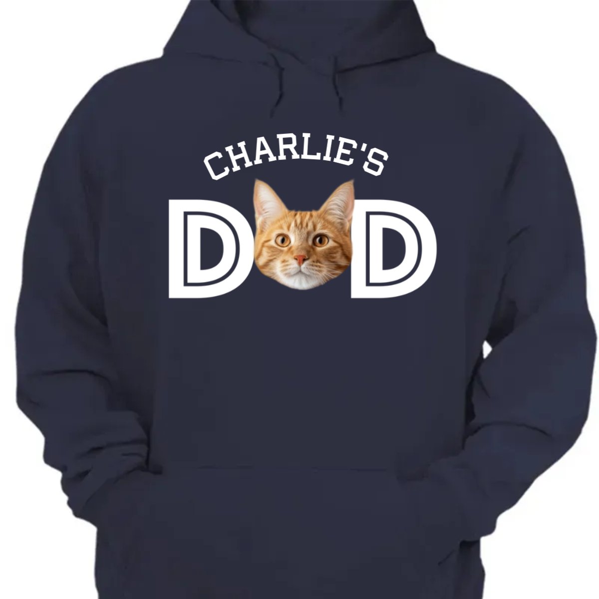 Pet Lovers - Custom Photo Dog Cat Dad - Personalized Unisex T - shirt, Hoodie, Sweatshirt - Makezbright Gifts