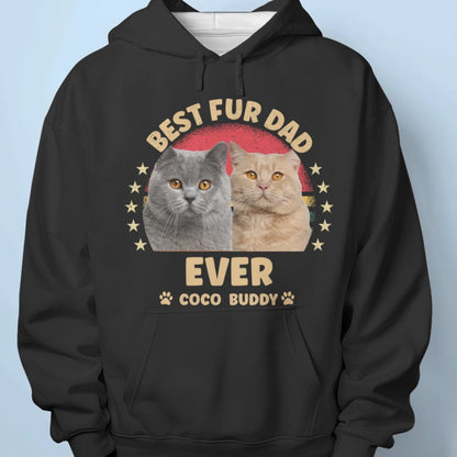 Pet Lovers - Custom Photo The Animals Are Right Here - Dog & Cat Personalized Custom Unisex T - shirt, Hoodie, Sweatshirt - Father's Day, Gift For Pet Owners - Makezbright Gifts