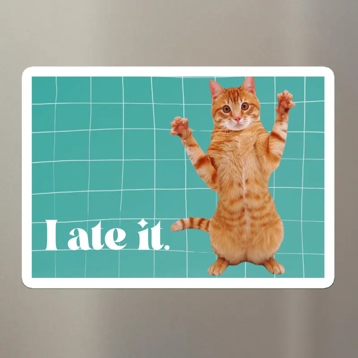 Pet Lovers - I Ate It - Personalized Magnet (HJ) - Makezbright Gifts