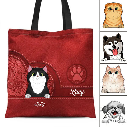 Pet Lovers - Personalized Zippered Canvas Bag - Makezbright Gifts