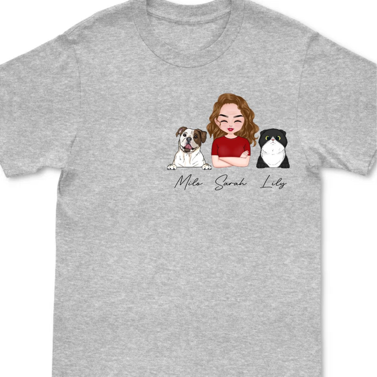 Pet Lovers - Pet In Pocket - Personalized T - shirt - Makezbright Gifts