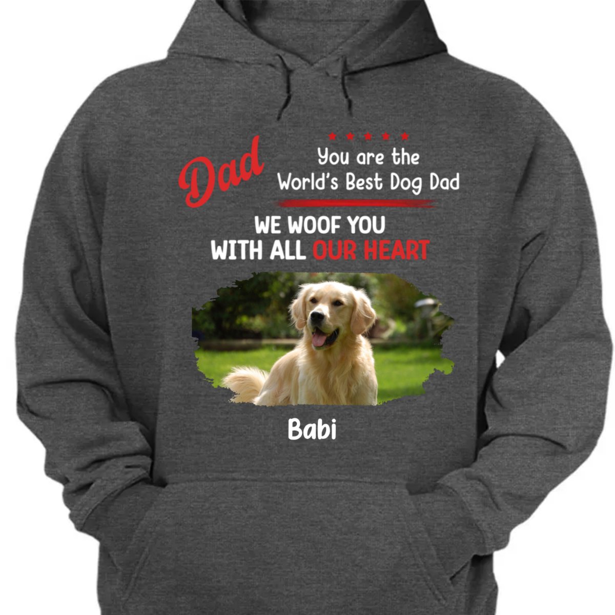 Pet Lovers - Woof All My Heart - Personalized Unisex T - shirt, Hoodie, Sweatshirt (VT) - Makezbright Gifts