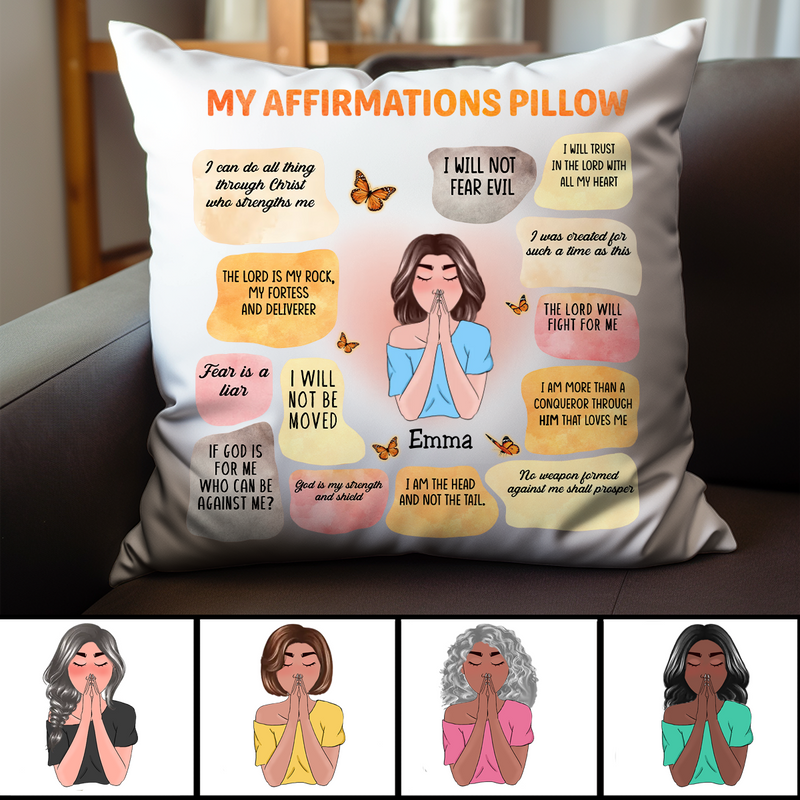 My Affirmations Pillow - Personalized Pillow
