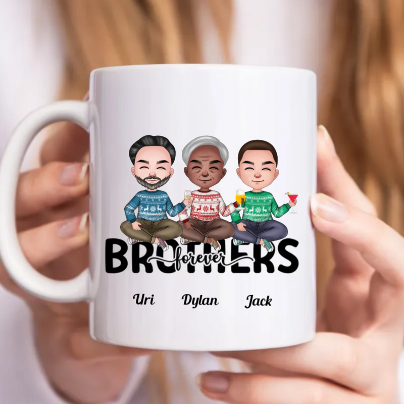 Brothers - Brothers Forever - Personalized Mug