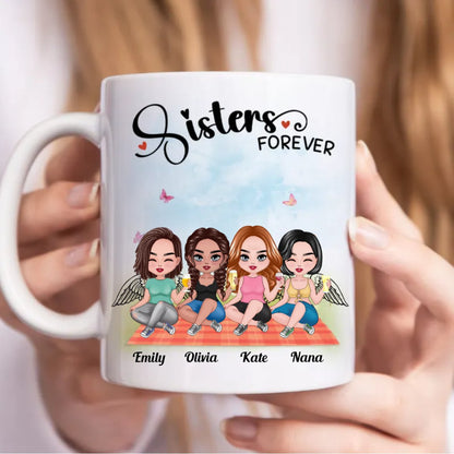 Sister - Sister Forever - Personalized Mug (BB) - Makezbright Gifts