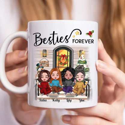 Sisters - Besties Forever - Personalized Mug - Makezbright Gifts