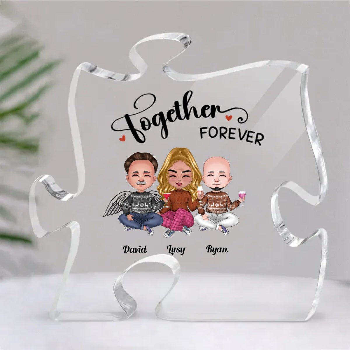 Sisters - Soul Sisters - Personalized Acrylic Plaque - Makezbright Gifts