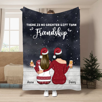 Sisters - There Is No Greater Gift Than Friendship - Personalized Blanket (QH) - Makezbright Gifts